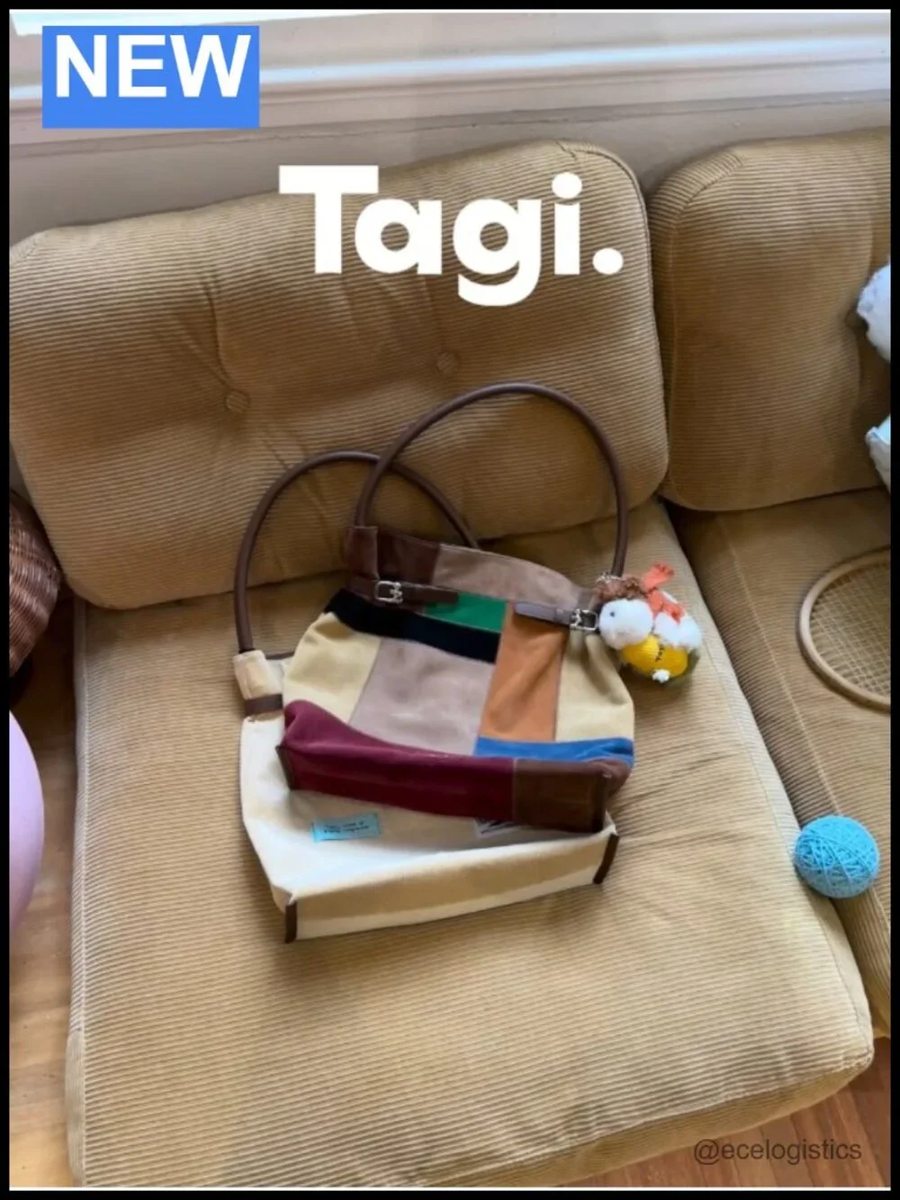 Tagi Suede Corduroy Hobo Bag Shoulder Bag with Zippered Pocket